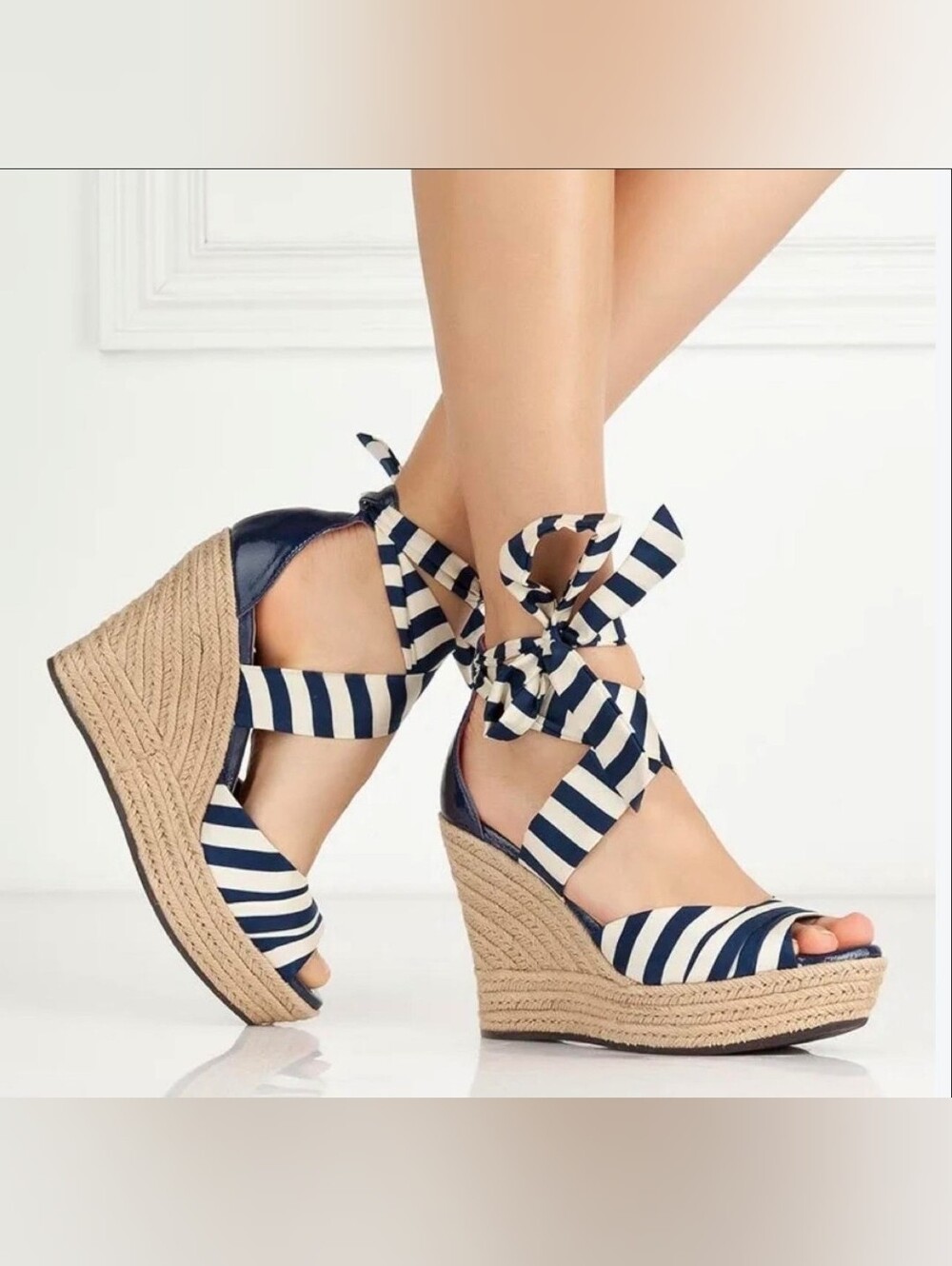 Ugg Lucianna Wedge Nautical Blue/Off White